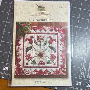 Linen Closet Designs "The Naturalist" Quilt Pattern - Red, Green, Cream